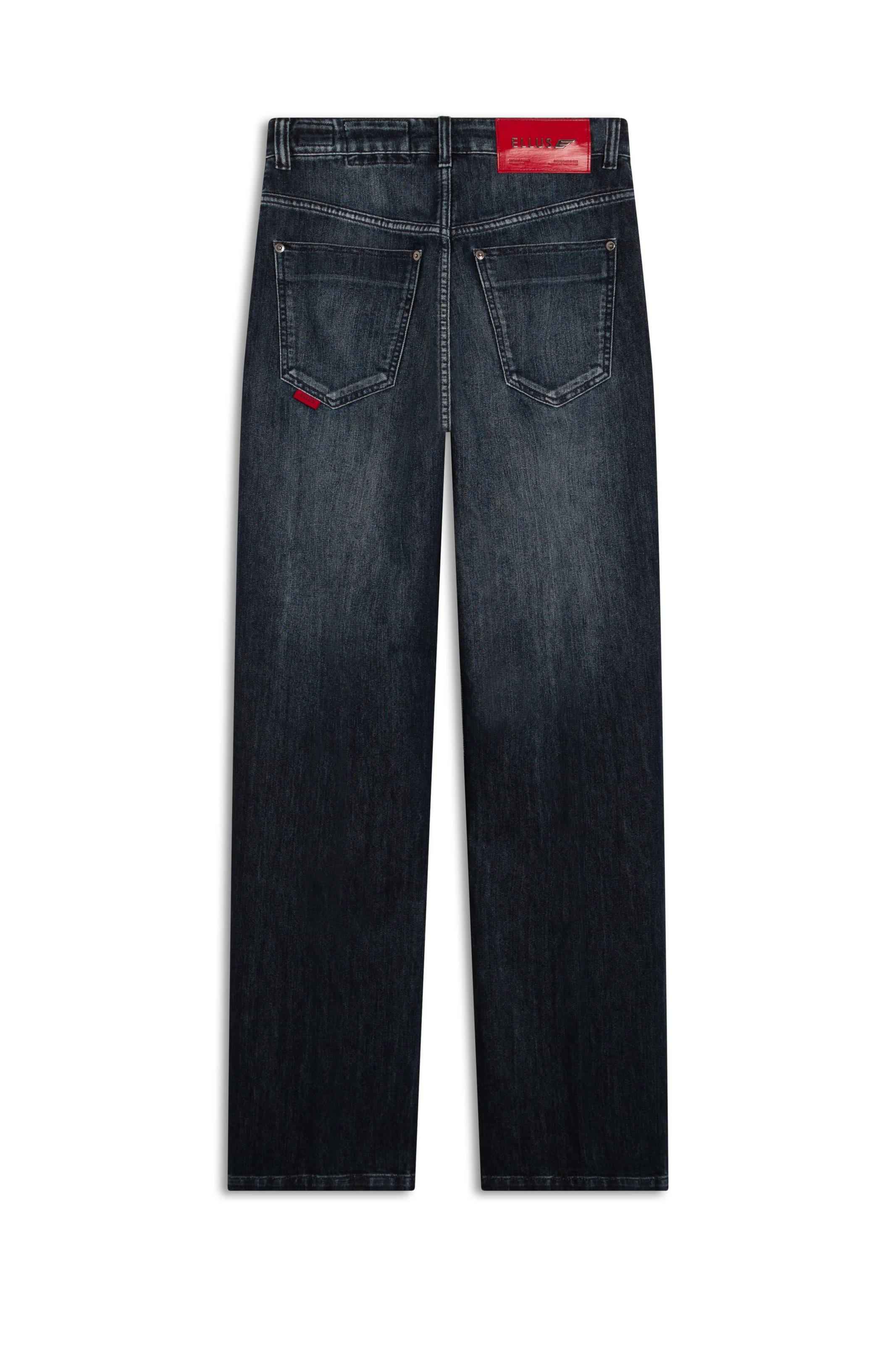 Calça Jeans Dark Lake Slouch 1704-Lav.Escuro C/Tie Dye