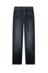 Calça Jeans Dark Lake Slouch 1704-Lav.Escuro C/Tie Dye