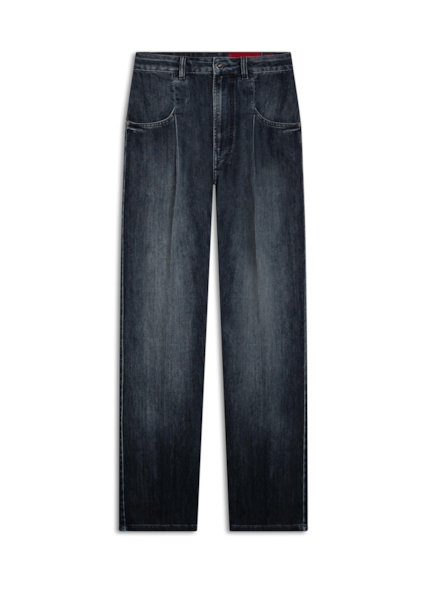 Calça Jeans Dark Lake Slouch 1704-Lav.Escuro C/Tie Dye