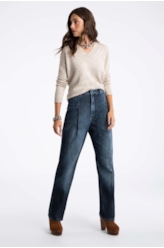 Calça Jeans Dark Lake Slouch 1704-Lav.Escuro C/Tie Dye