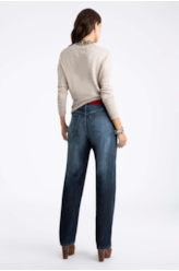 Calça Jeans Dark Lake Slouch 1704-Lav.Escuro C/Tie Dye