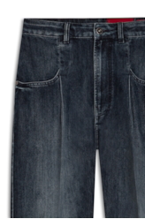 Calça Jeans Dark Lake Slouch 1704-Lav.Escuro C/Tie Dye