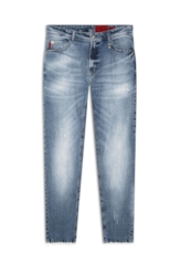Calça Jeans Dark Sea Elastic 1685-Lav.Medio C/Sky+puid