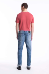 Calça Jeans Dark Sea Elastic 1685-Lav.Medio C/Sky+puid