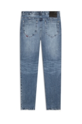 Calça Jeans Dark Sea Elastic 1685-Lav.Medio C/Sky+puid