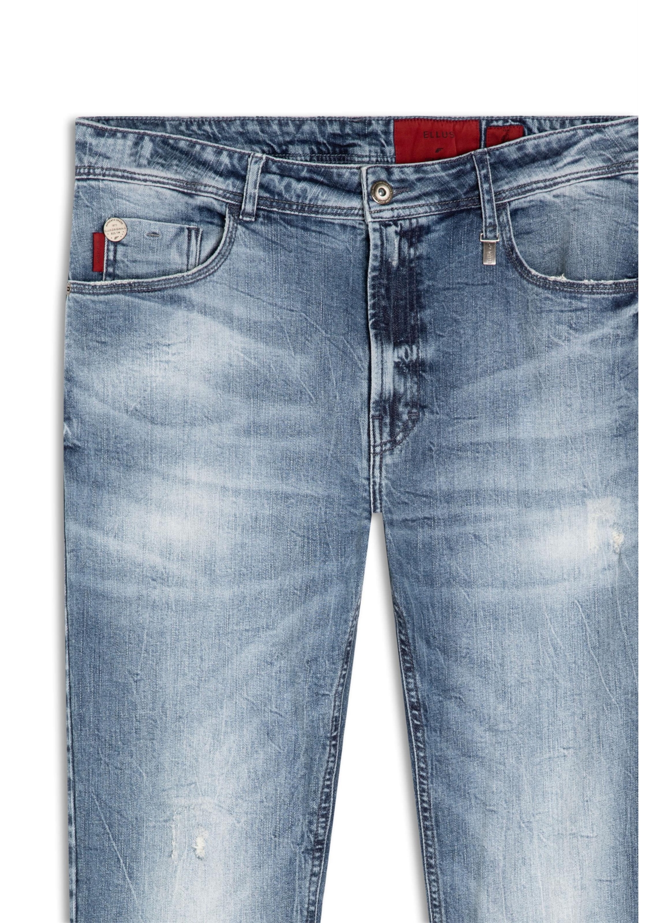 Calça Jeans Dark Sea Elastic 1685-Lav.Medio C/Sky+puid