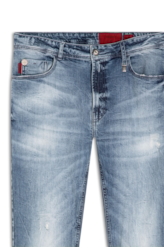 Calça Jeans Dark Sea Elastic 1685-Lav.Medio C/Sky+puid