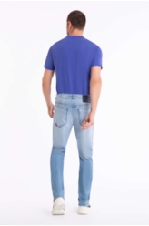 Calça Jeans Dark Sea Elastic 1802-Lav.Claro C/Puidos