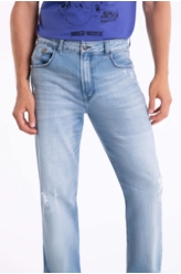 Calça Jeans Dark Sea Elastic 1802-Lav.Claro C/Puidos