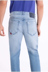 Calça Jeans Dark Sea Elastic 1802-Lav.Claro C/Puidos