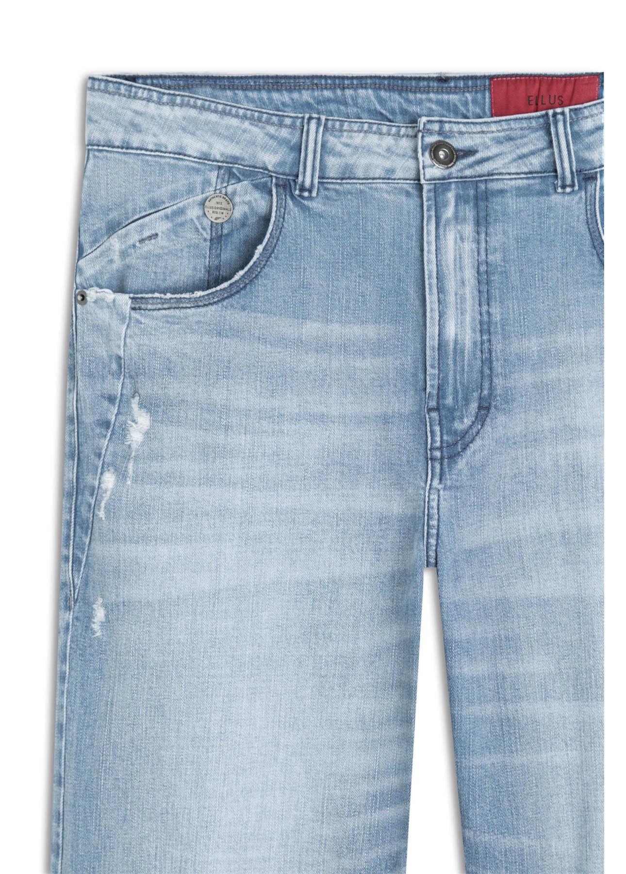 Calça Jeans Dark Sea Elastic 1802-Lav.Claro C/Puidos