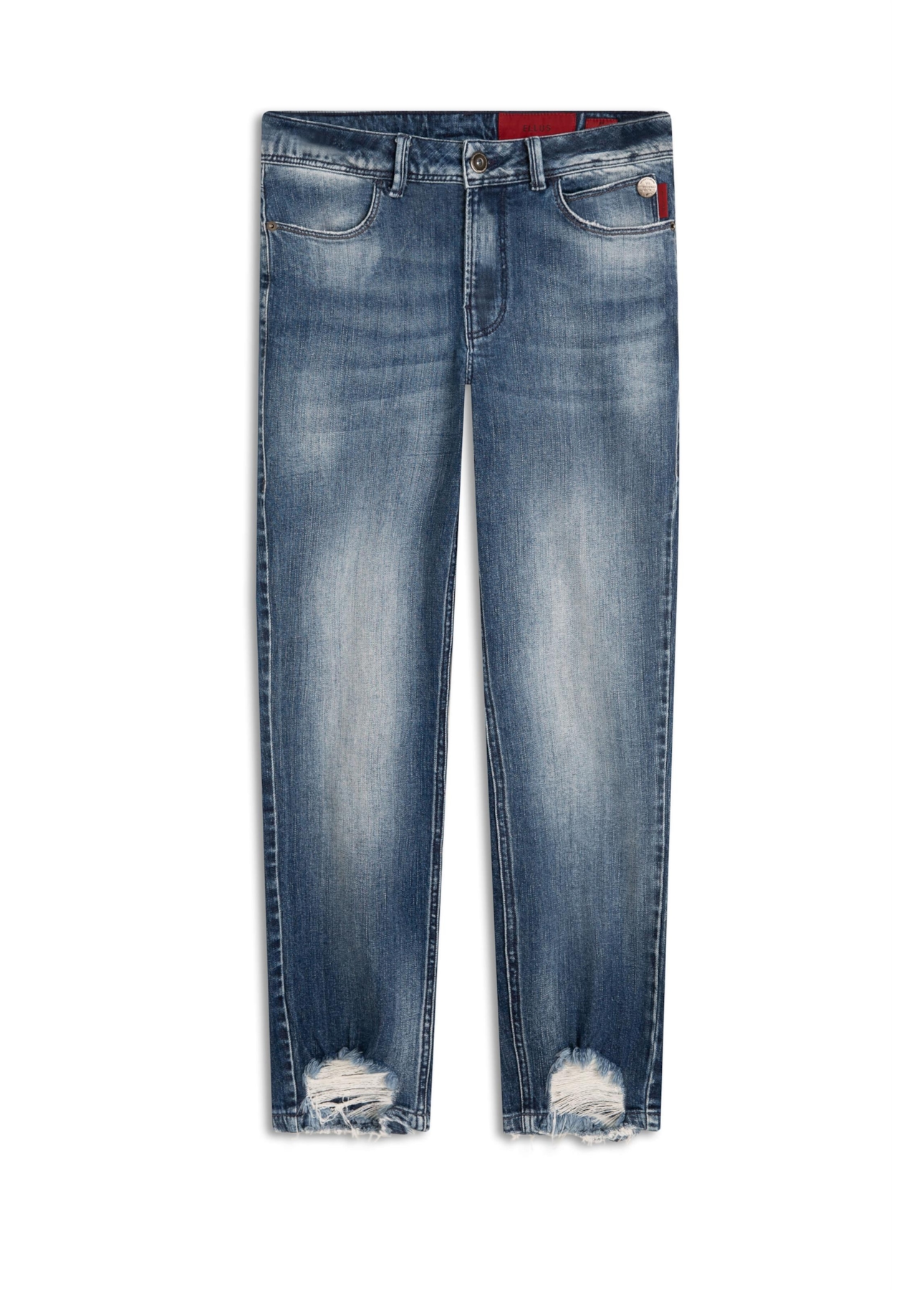 Calça Jeans Dark Sea Elastic 1869-Lav.Medio C/ Puidos
