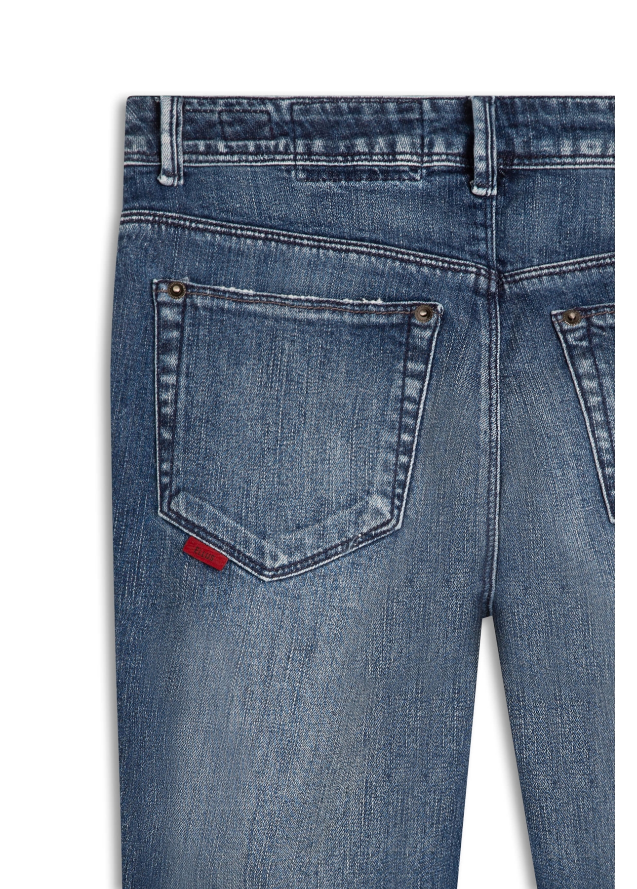 Calça Jeans Dark Sea Elastic 1869-Lav.Medio C/ Puidos
