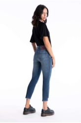 Calça Jeans Dark Sea Elastic 1869-Lav.Medio C/ Puidos