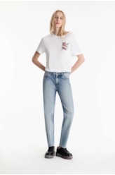 Calça Jeans Dark Sea Elastic Mom 1862-Lav.Claro C/ Sky