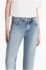 Calça Jeans Dark Sea Elastic Mom 1862-Lav.Claro C/ Sky