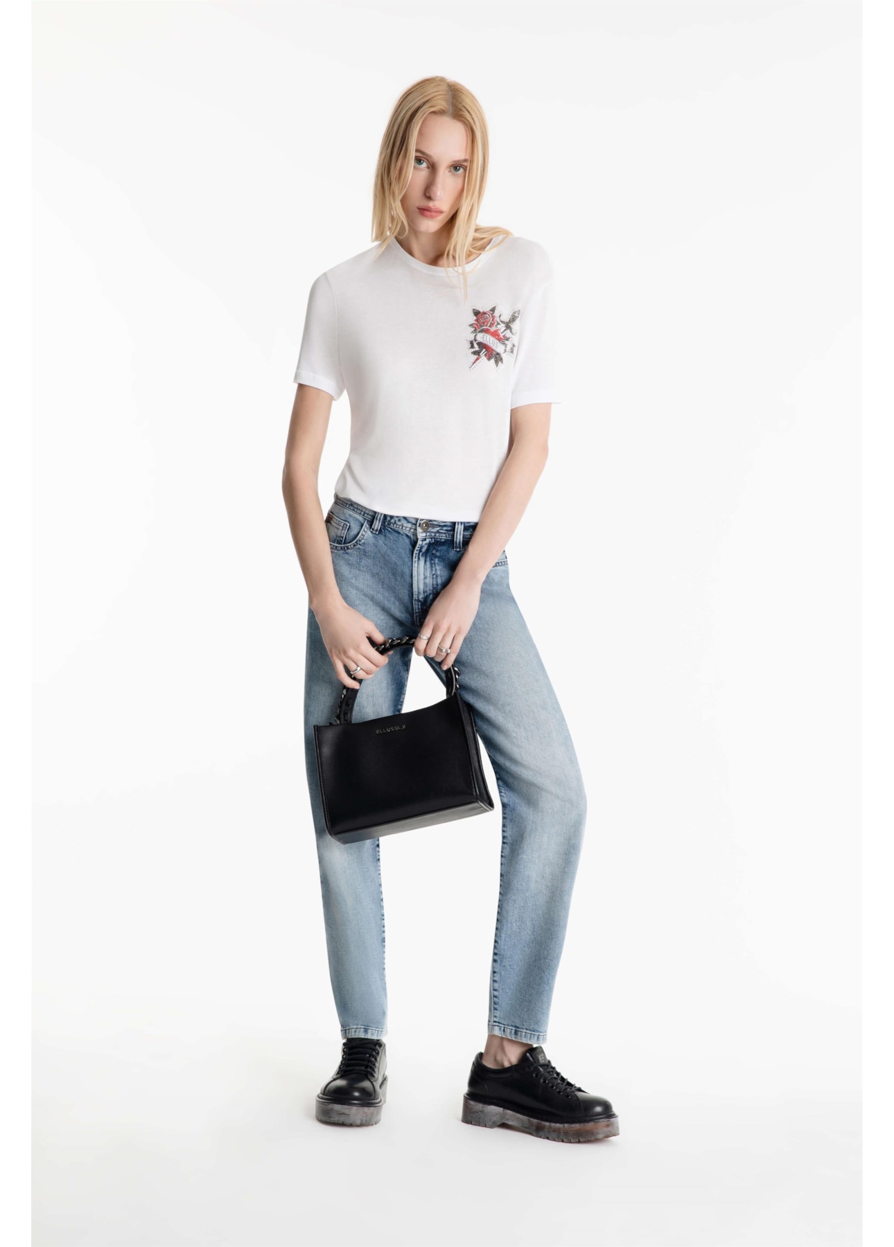 Calça Jeans Dark Sea Elastic Mom 1862-Lav.Claro C/ Sky