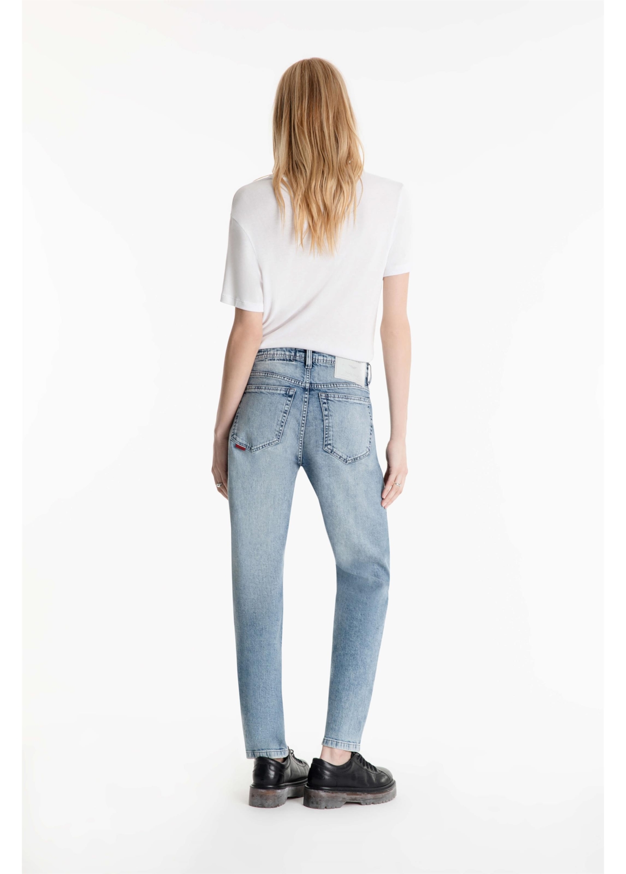 Calça Jeans Dark Sea Elastic Mom 1862-Lav.Claro C/ Sky