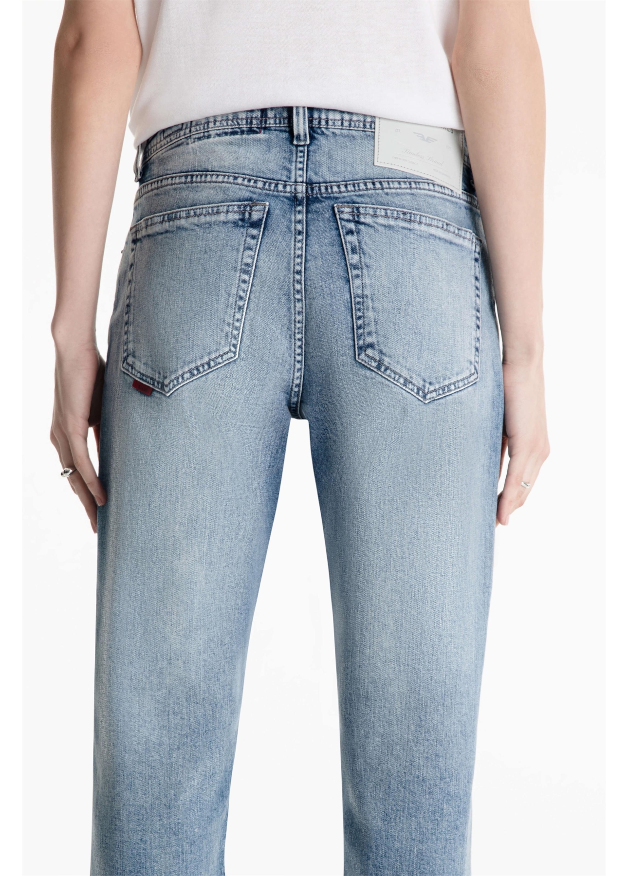Calça Jeans Dark Sea Elastic Mom 1862-Lav.Claro C/ Sky