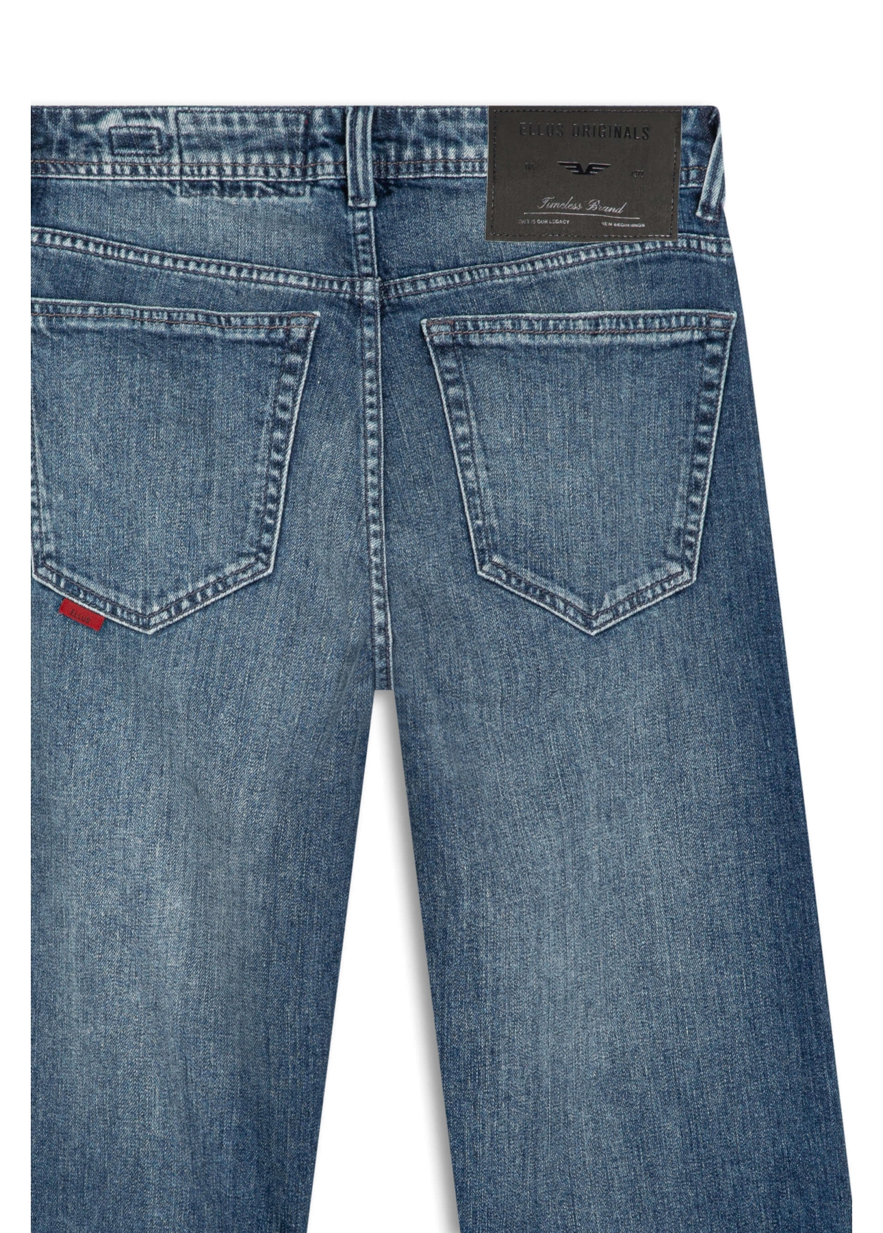 Calça Jeans Dark Sea Elastic Mom 1863-Lav.Medio C/ Grampos
