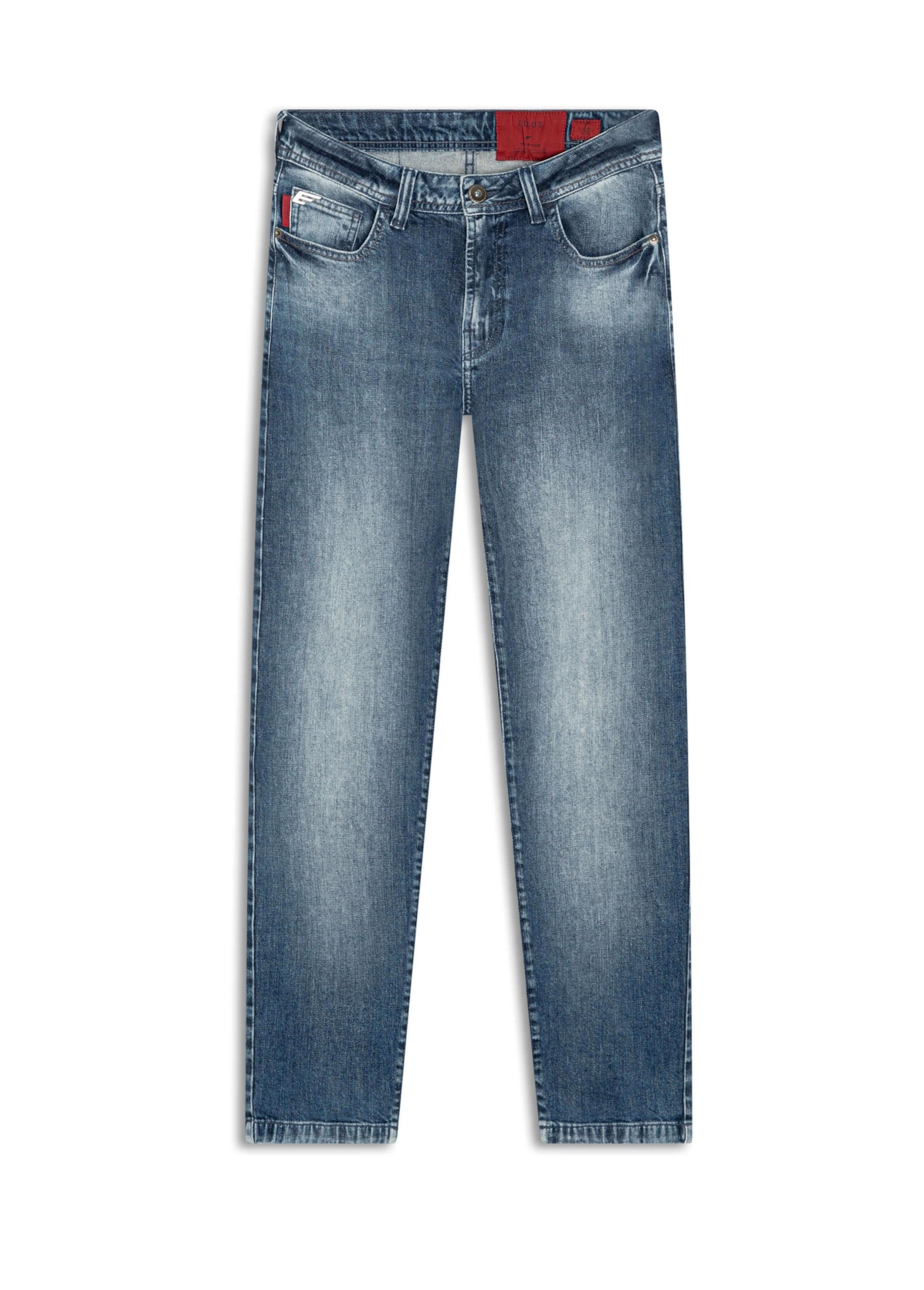 Calça Jeans Dark Sea Elastic Mom 1863-Lav.Medio C/ Grampos