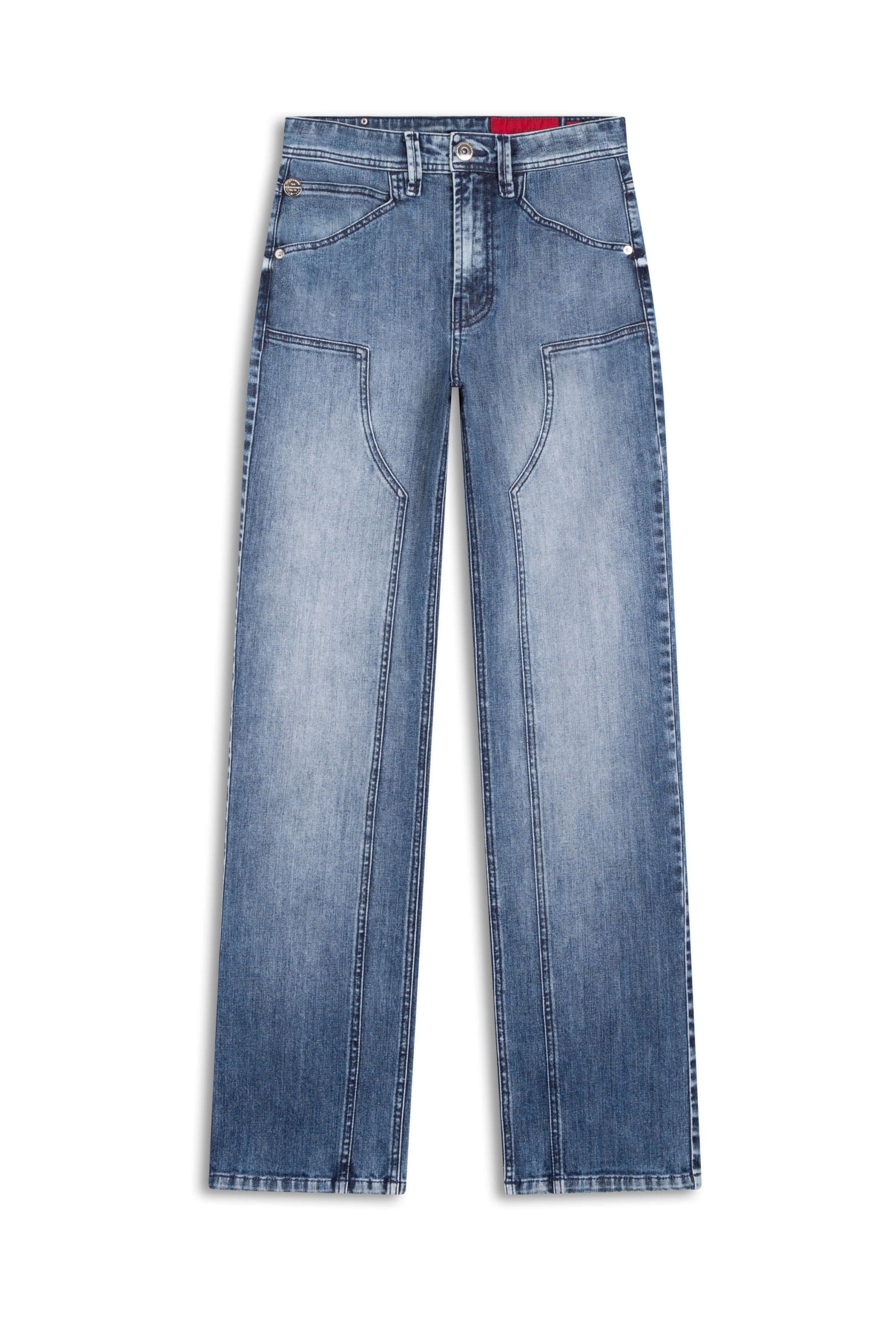 Calça Jeans Deep Blue Elastic 1774-Lav.Medio C/Tank