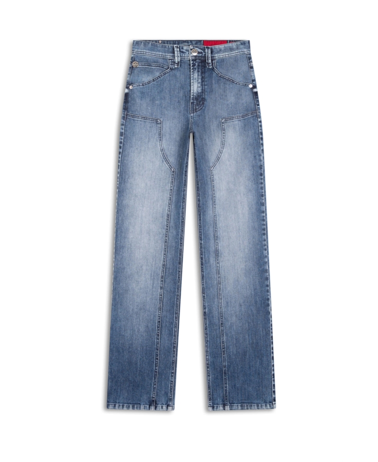 Calça Jeans Deep Blue Elastic 1774-Lav.Medio C/Tank