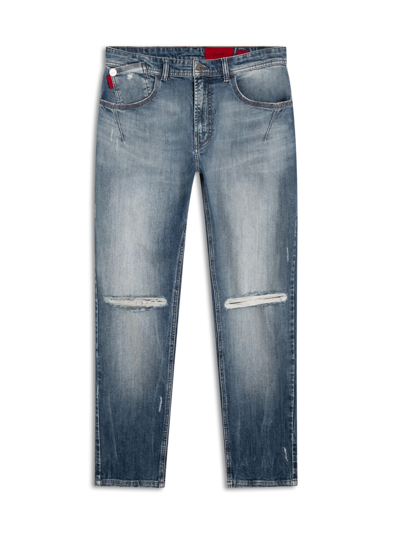 Calça Jeans Deep Blue Elastic Ii 1801-Lav.Medio C/Estiletado