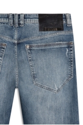 Calça Jeans Deep Blue Elastic Ii 1801-Lav.Medio C/Estiletado