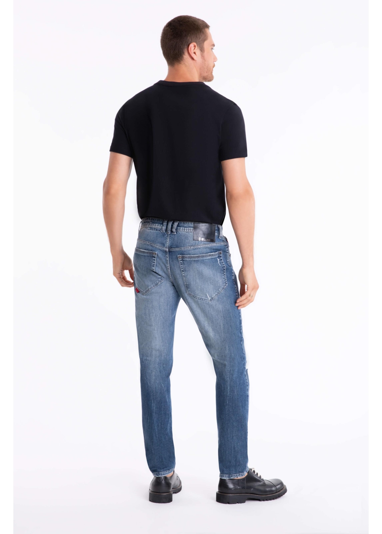 Calça Jeans Deep Blue Elastic Ii 1801-Lav.Medio C/Estiletado