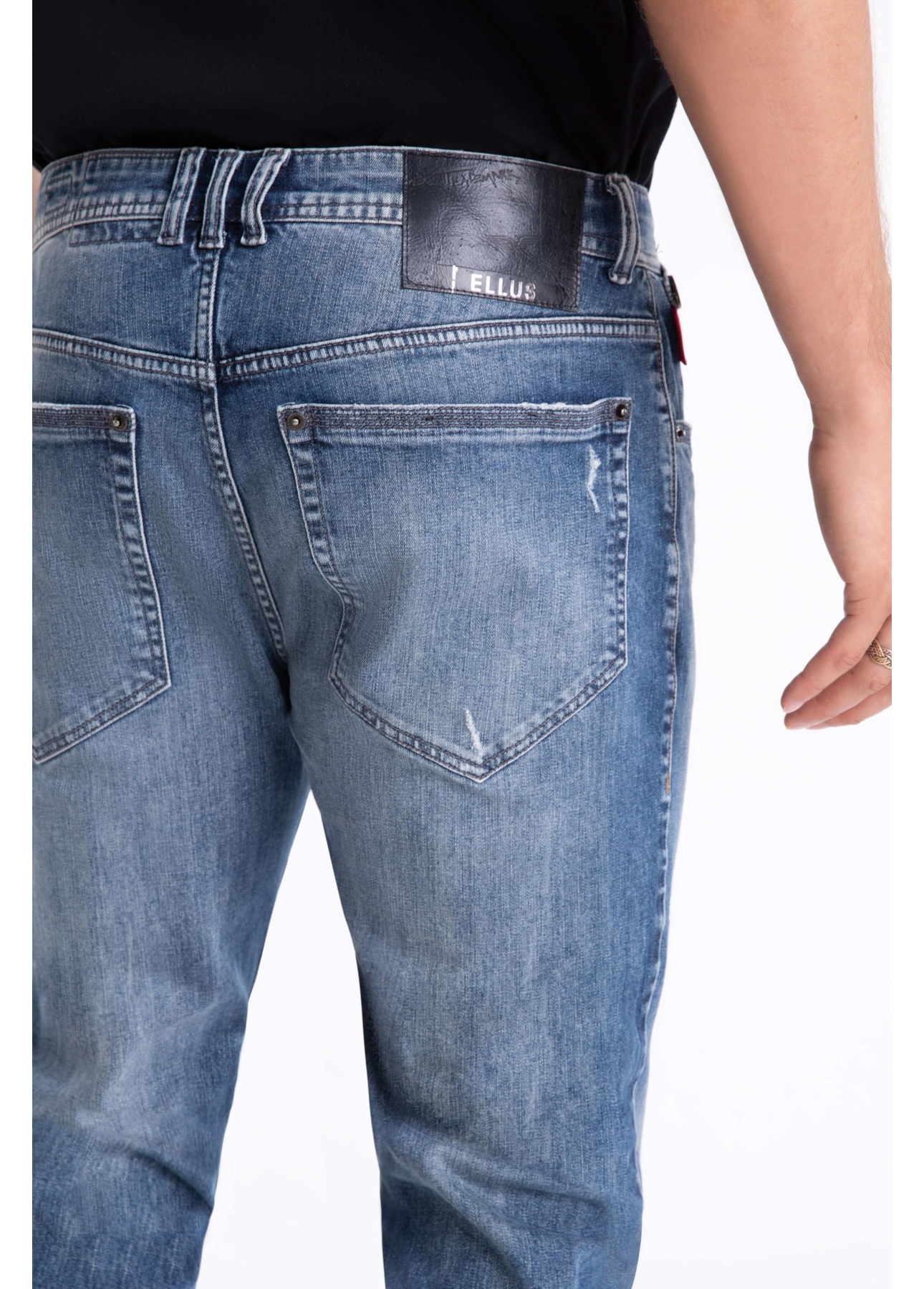 Calça Jeans Deep Blue Elastic Ii 1801-Lav.Medio C/Estiletado
