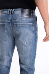 Calça Jeans Deep Blue Elastic Ii 1801-Lav.Medio C/Estiletado