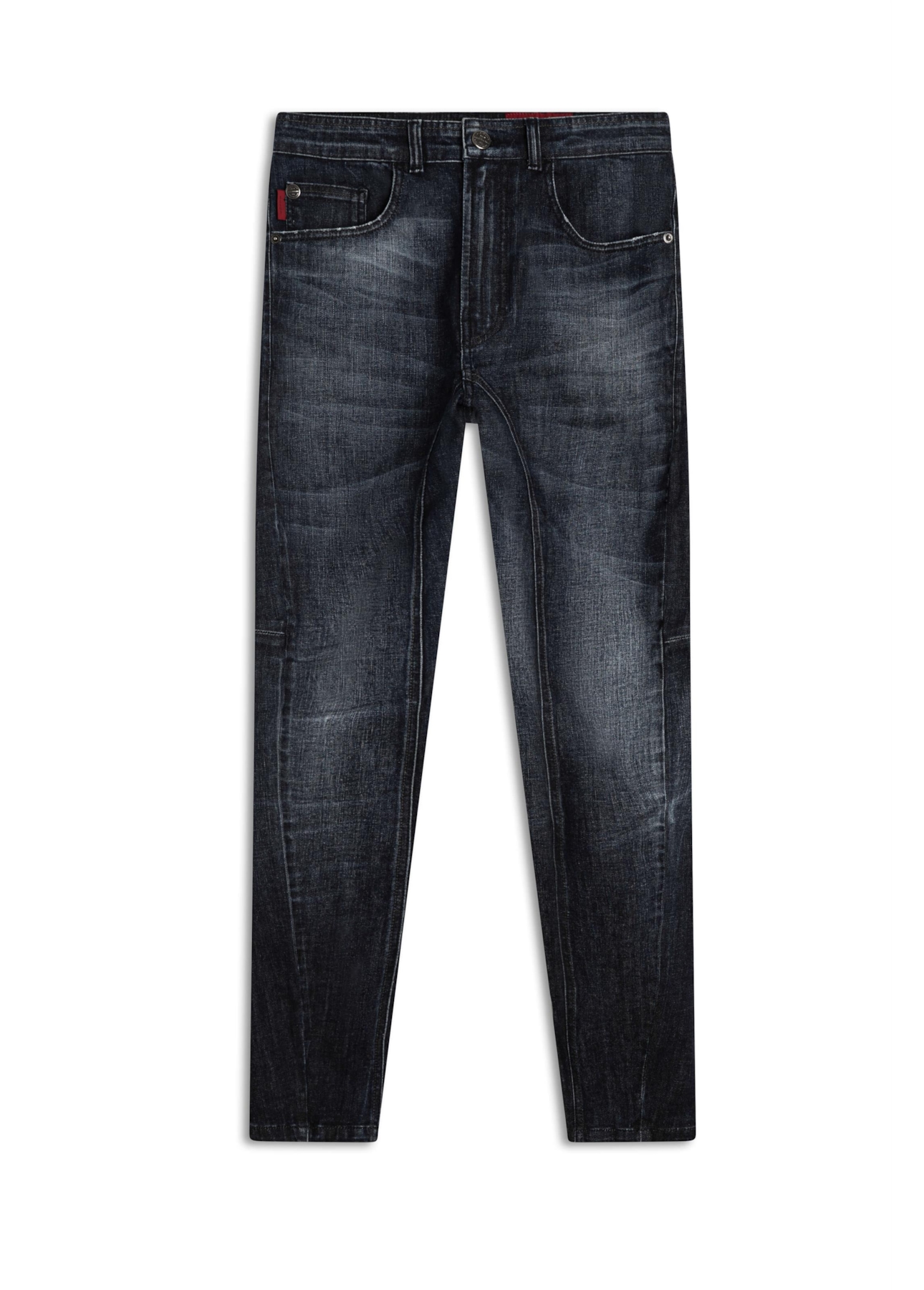 Calça Jeans Deep Blue Elastic Motorcycle 1733 Lav.Escuro C/ Resina
