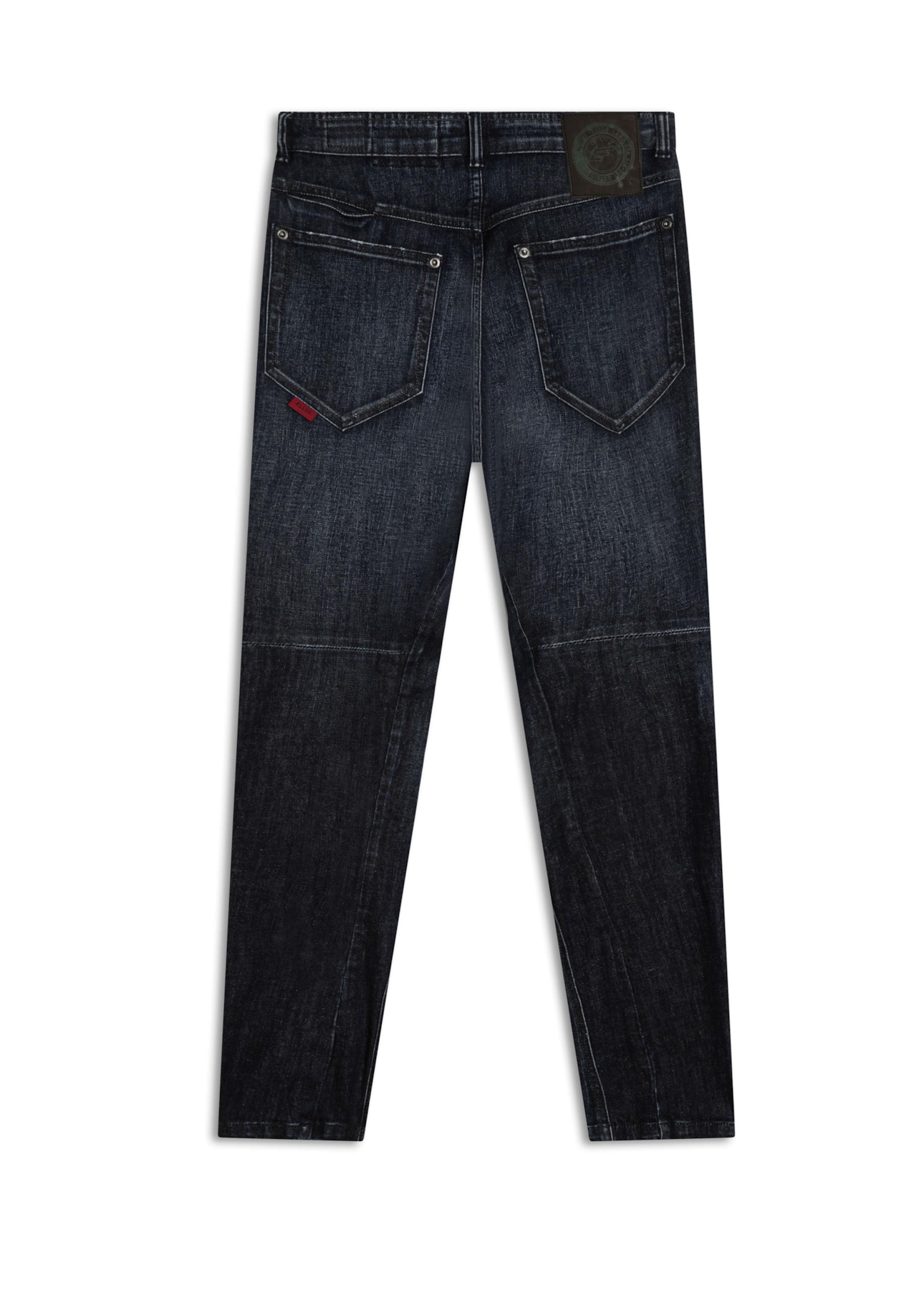 Calça Jeans Deep Blue Elastic Motorcycle 1733 Lav.Escuro C/ Resina