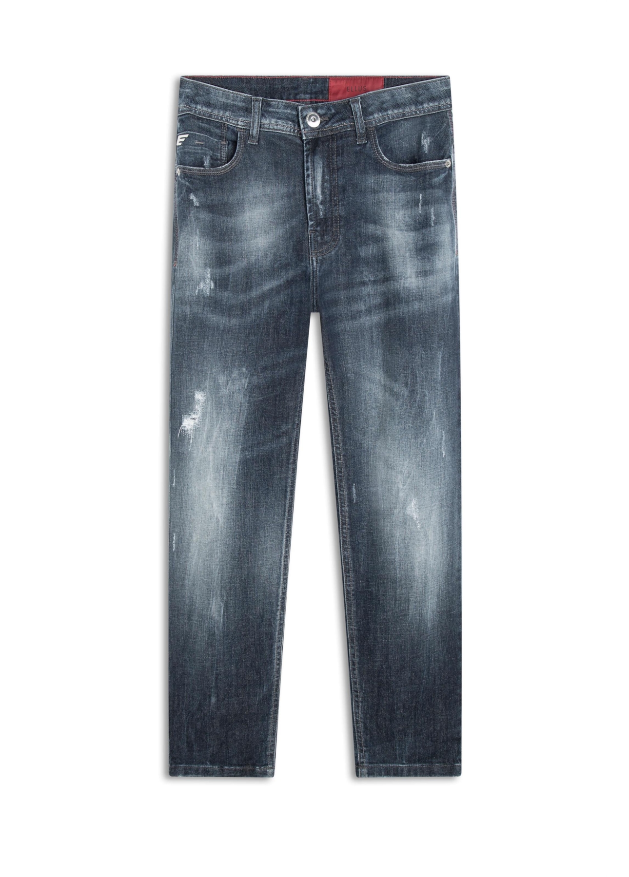 Calça Jeans Deep Blue Rihanna 1688- Lav.Esc. C/Cerzidos