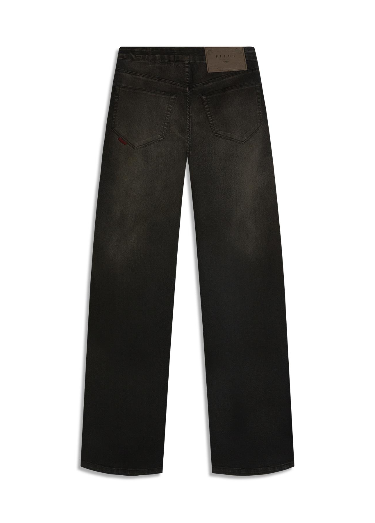 Calça Jeans First Black (Patte d Eph) Fivela Lav.Escuro C/ Jato