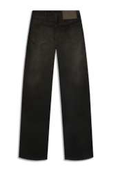 Calça Jeans First Black (Patte d Eph) Fivela Lav.Escuro C/ Jato