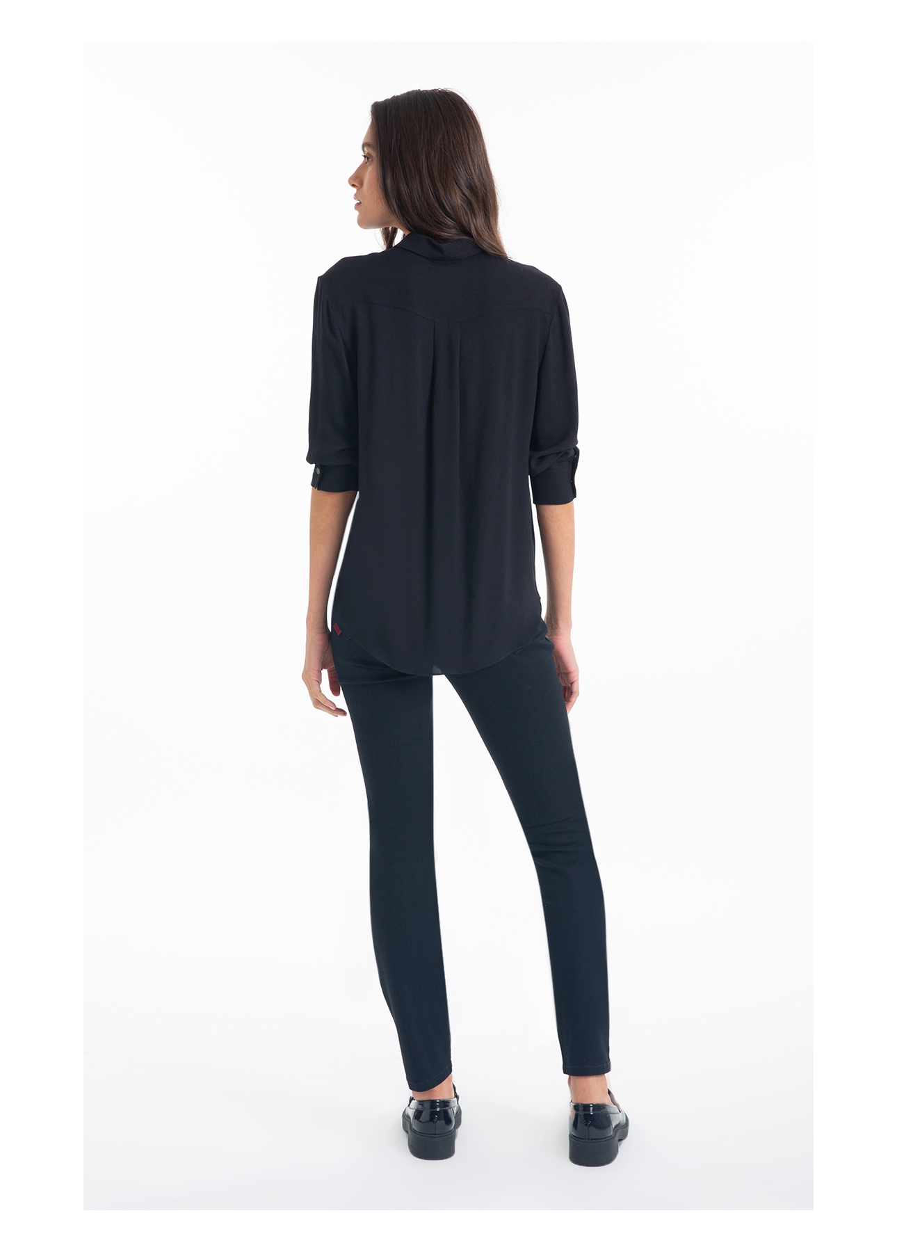 Calça Jeans First Black Skinny Lav. 35 Amaciado