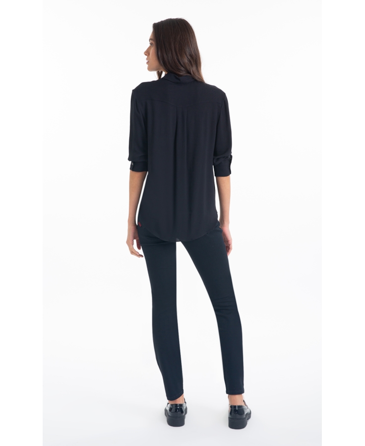 Calça Jeans First Black Skinny Lav. 35 Amaciado