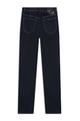 Calça Jeans First Black Skinny Lav.Gisele Escuro Com Luva