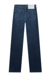 Calça Jeans First Blue Gisele Reta Lav.Gisele Escuro Com Used