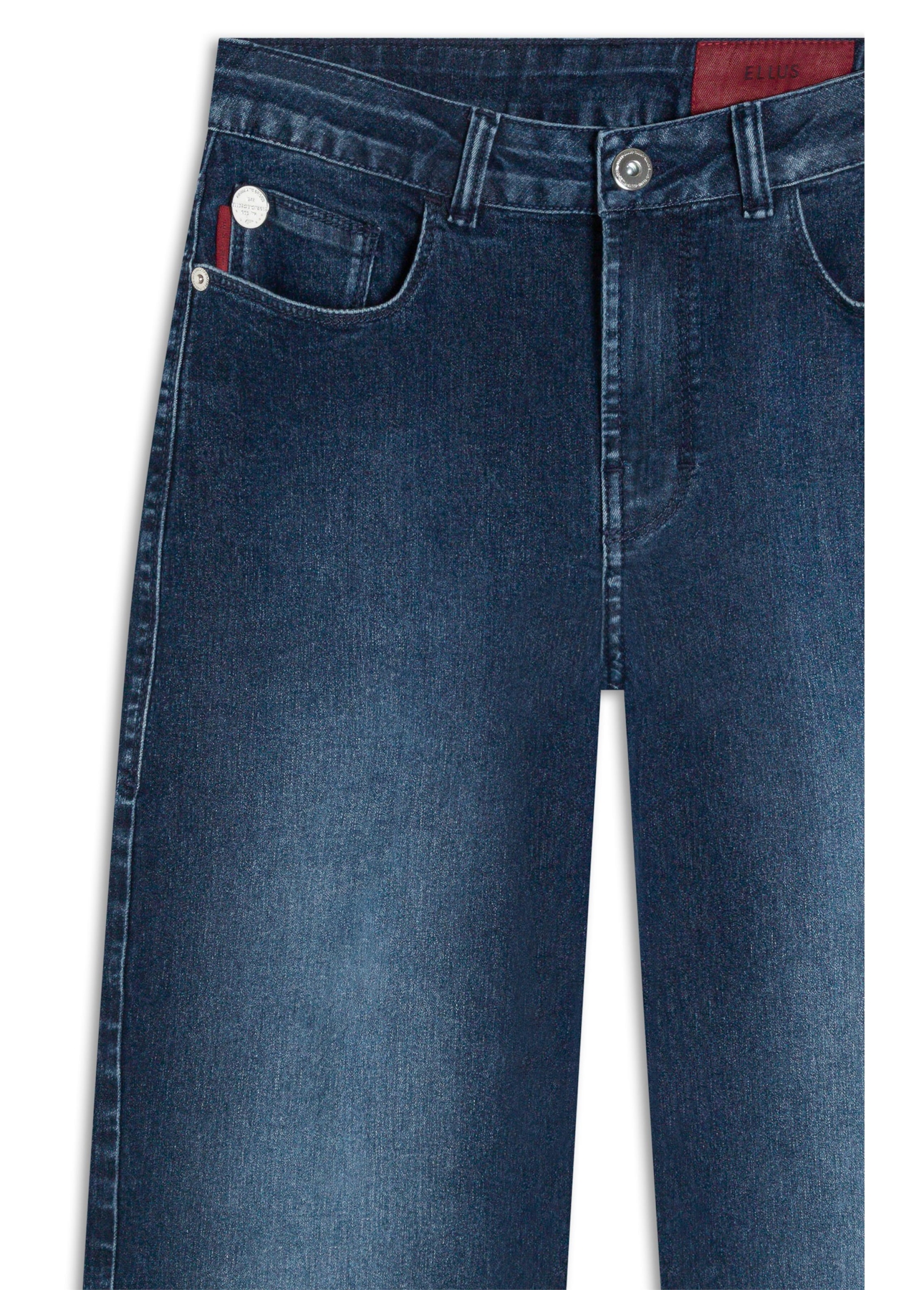 Calça Jeans First Blue Gisele Reta Lav.Gisele Escuro Com Used