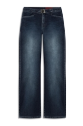 Calça Jeans First Blue (Reta) Chevalier Lav.Escuro C/ Used