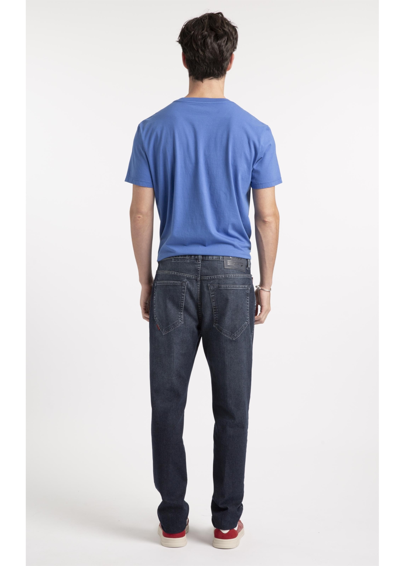 Calça Jeans First Blue Skinny Lav.Escuro C/ Used