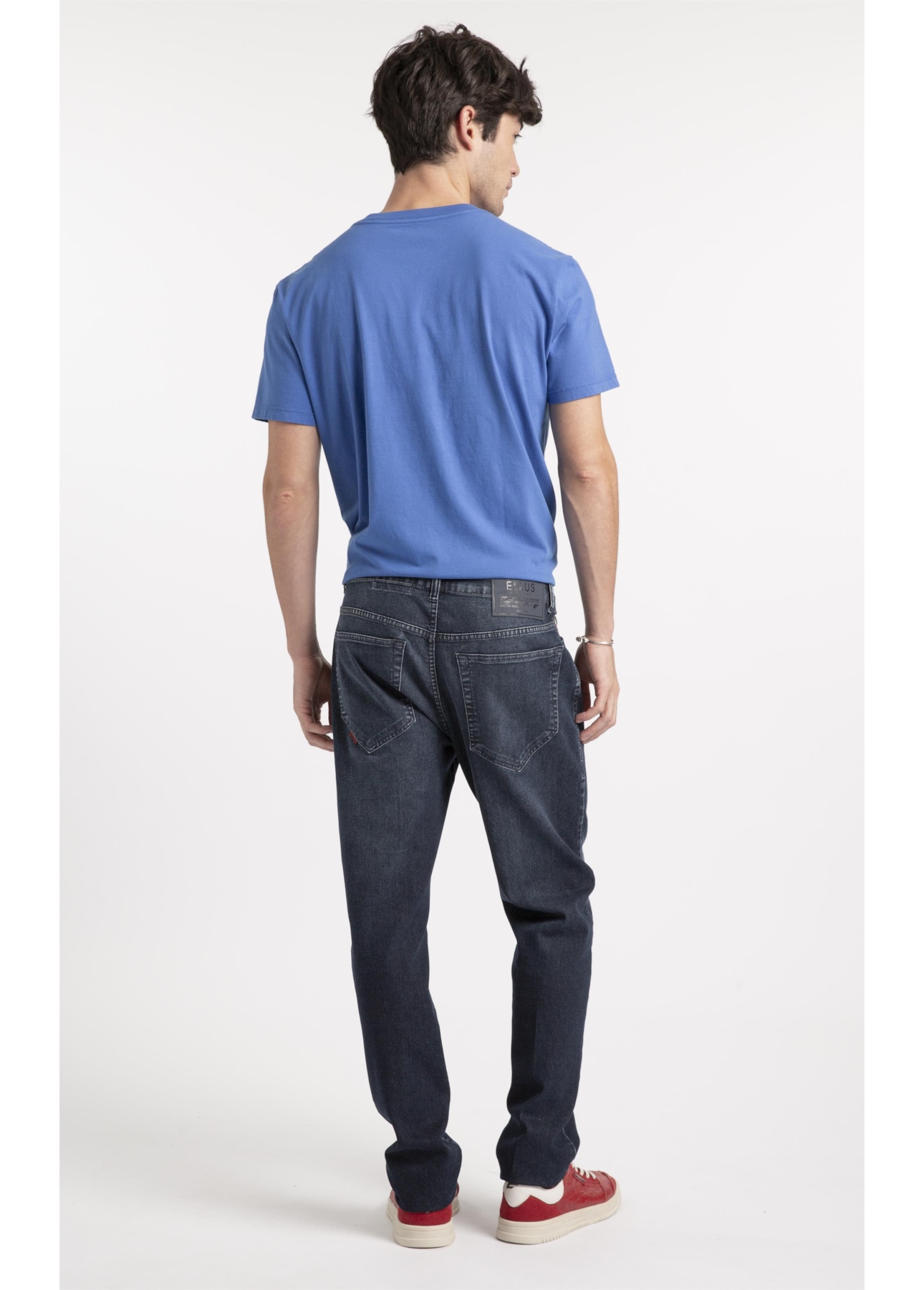 Calça Jeans First Blue Skinny Lav.Escuro C/ Used