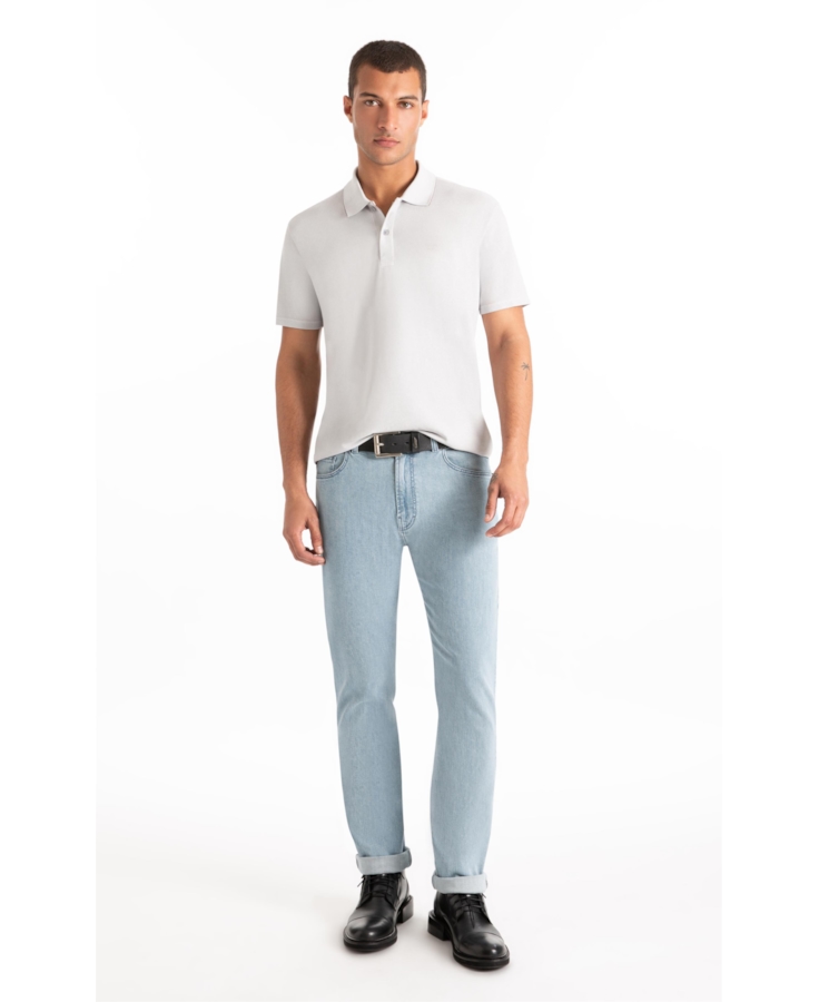 Calça Jeans First Slim Lav. Claro Total