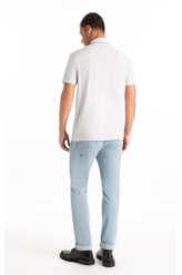 Calça Jeans First Slim Lav. Claro Total