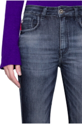 Calça Jeans Gisele Lake Ly 201  Lav.Escuro C/ Used