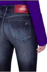 Calça Jeans Gisele Lake Ly 201  Lav.Escuro C/ Used