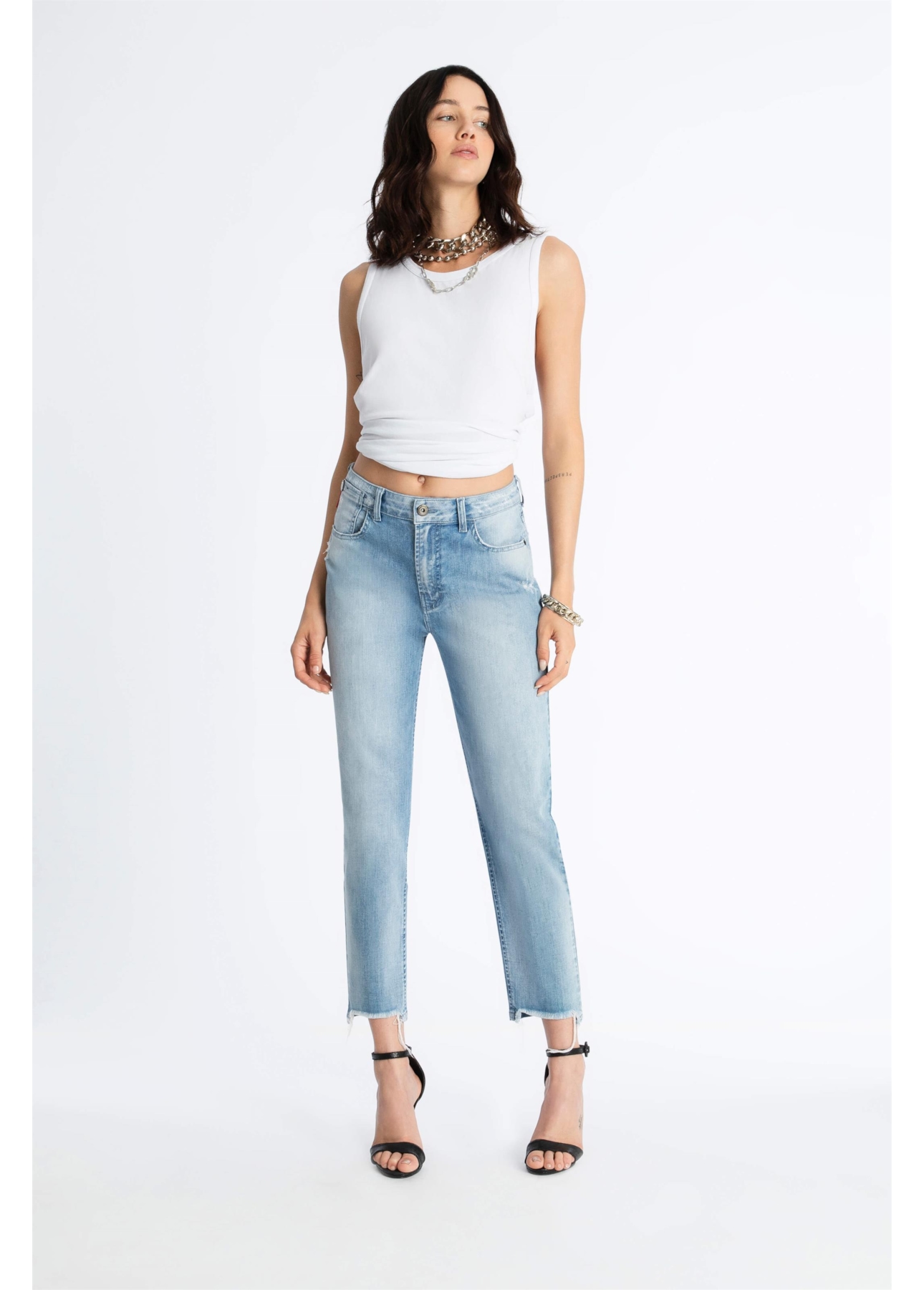 Calça Jeans Heaven Blue 1831-Lav.Claro C/ Used